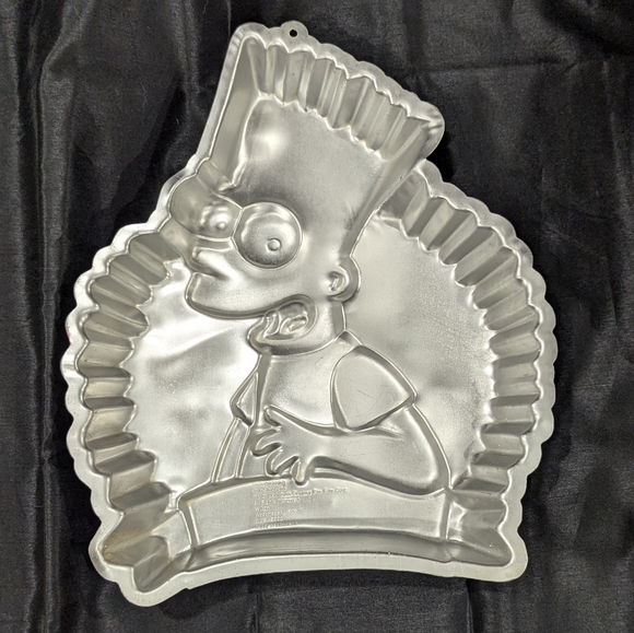 Wilton Bart Simpson cake pan, vintage 1990 The Simpsons - Picture 2 of 4